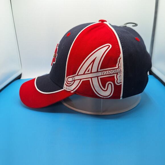 Atlanta Braves Hat Cap Kids Adjustable Red Keep Chopin Fan Favorite MLB - Picture 2 of 7